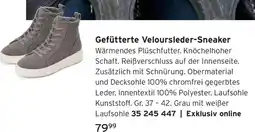 Tchibo Gefütterte Veloursleder-Sneaker Angebot