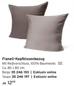Tchibo Flanell-Kopfkissenbezug Angebot
