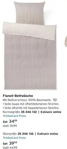 Tchibo Flanell-Bettwäsche Angebot