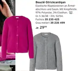 Tchibo Bouclé-Strickcardigan Angebot