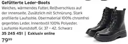 Tchibo Gefütterte Leder-Boots Angebot