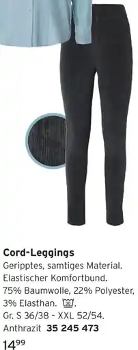 Tchibo Cord-Leggings Angebot