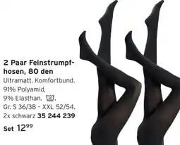 Tchibo 2 Paar Feinstrumpfhosen, 80 den Angebot