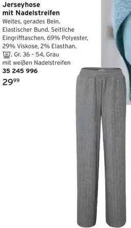 Tchibo Jerseyhose mit Nadelstreifen Angebot