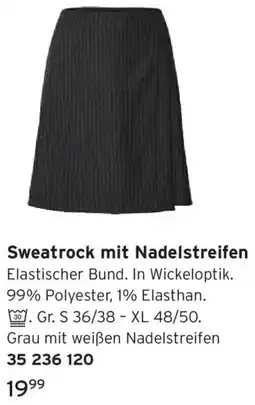 Tchibo Sweatrock mit Nadelstreifen Angebot