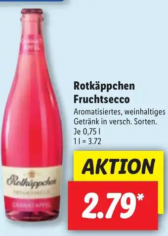 Lidl Rotkäppchen Fruchtsecco 0,75L Angebot