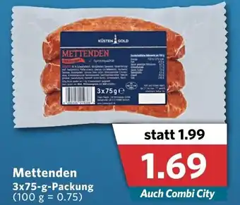 Combi Mettenden 3x75g Packung Angebot