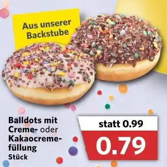 Combi Balldots mit Creme oder Kakaocremefüllung Angebot