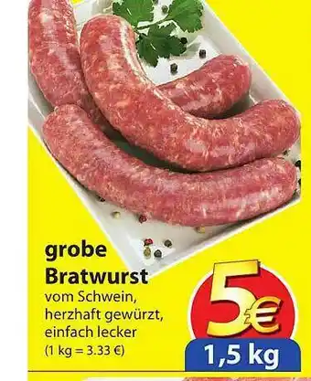 Famila Nord Ost Grobe Bratwurst Angebot