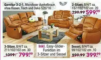 Möbel Boss Garnitur 3-2-1 Angebot