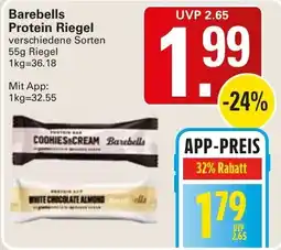 WEZ Barebells Protein Riegel Angebot