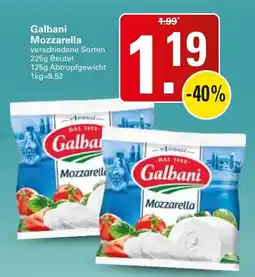 WEZ Galbani Mozzarella Angebot