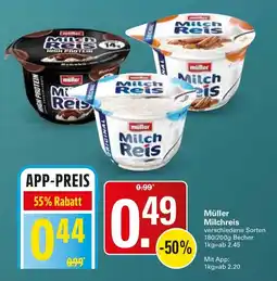 WEZ Müller Milchreis Angebot