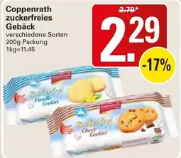 WEZ Coppenrath zuckerfreies Gebäck Angebot