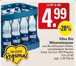 WEZ Vilsa Bio Mineralwasser Angebot