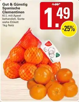 WEZ Gut & Günstig Spanische Clementinen Angebot