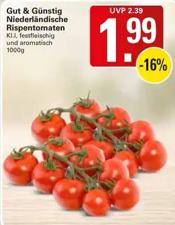 WEZ Niederländische Rispentomaten Angebot