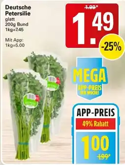 WEZ Deutsche Petersilie Angebot