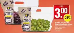 WEZ EDEKA Herzstücke Spanische Tafeltrauben Angebot