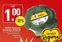 WEZ EDEKA Regional Deutscher Brokkoli Angebot