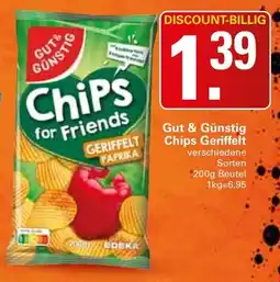 WEZ Gut & Günstig Chips Geriffelt Angebot