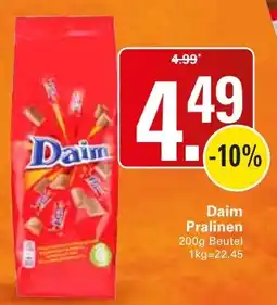 WEZ Daim Pralinen Angebot