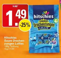 WEZ Hitschies Saure Drachenzungen Lollies Angebot