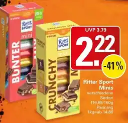 WEZ Ritter Sport Minis Angebot