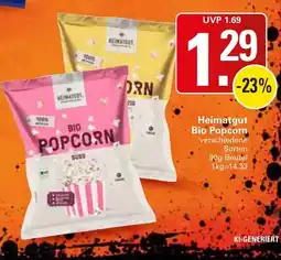 WEZ Heimatgut Bio Popcorn Angebot
