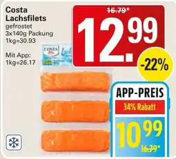WEZ Costa Lachfilets Angebot