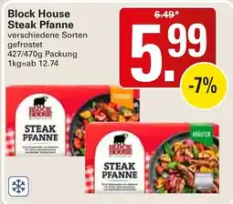 WEZ Block House Steak Pfanne Angebot