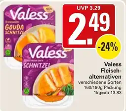 WEZ Valess Fleischalternativen Angebot