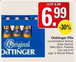 WEZ Oettinger Pils Angebot