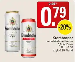 WEZ Krombacher Angebot