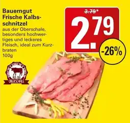 WEZ Bauerngut Frische Kalbs-schnitzel Angebot