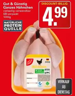 WEZ Gut & Günstig Ganzes Hähnchen Angebot