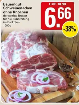 WEZ Bauerngut Schweinenacken ohne Knochen Angebot