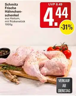 WEZ Schmitz Frische Hähnchenschenkel Angebot
