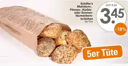 WEZ Schäfer's Mehrkorn-, Fitness-, Kürbis- oder Sonnenblumenkernbrötchen Angebot
