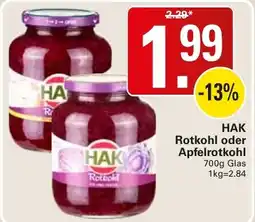 WEZ HAK Rotkohl Angebot