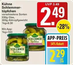 WEZ Kühne Schlemmer-töpfchen Angebot