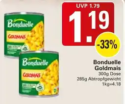WEZ Bonduelle Goldmais Angebot