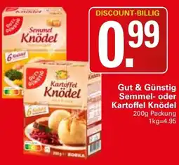 WEZ Gut & Günstig Semmel- oder Kartoffel Knödel Angebot
