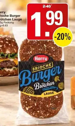 WEZ Harry Brioche Burger Brötchen Lauge Angebot