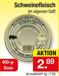 Zimmermann Schweinefleisch im eigenen Saft Angebot