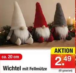 Zimmermann Wichtel mit Fellmütze Angebot