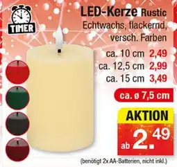 Zimmermann LED-Kerze Rustic Angebot