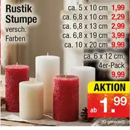 Zimmermann Rustik Stumpe Angebot