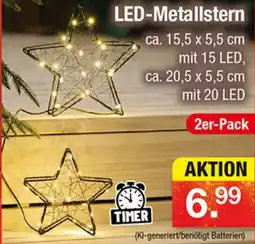 Zimmermann LED-Metallstern Angebot