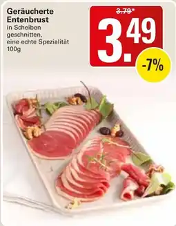 WEZ Geräucherte Entenbrust Angebot